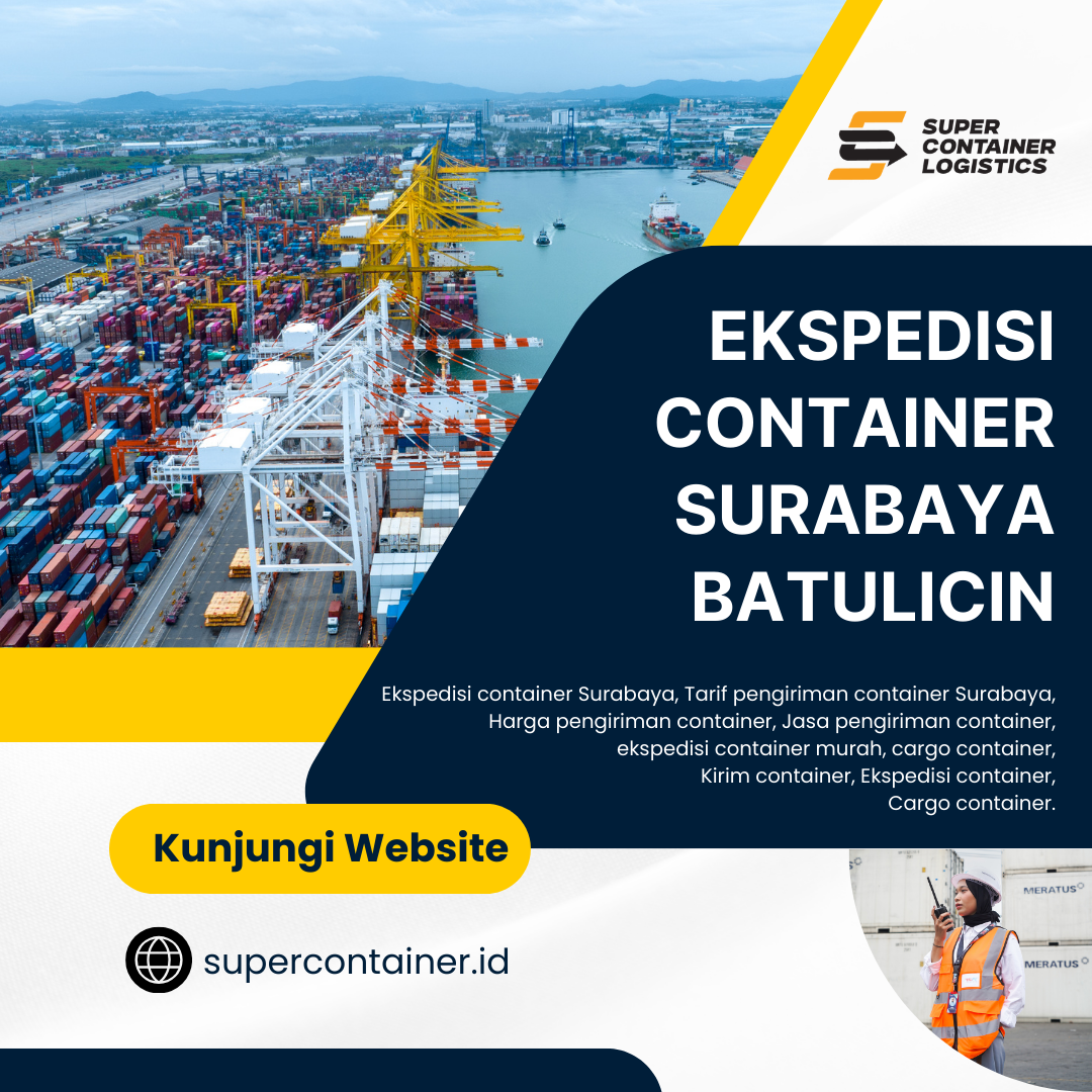 Ekspedisi Container Surabaya Batulicin